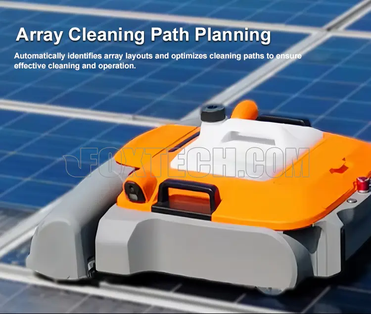 Photovoltaic panel cleaning robot