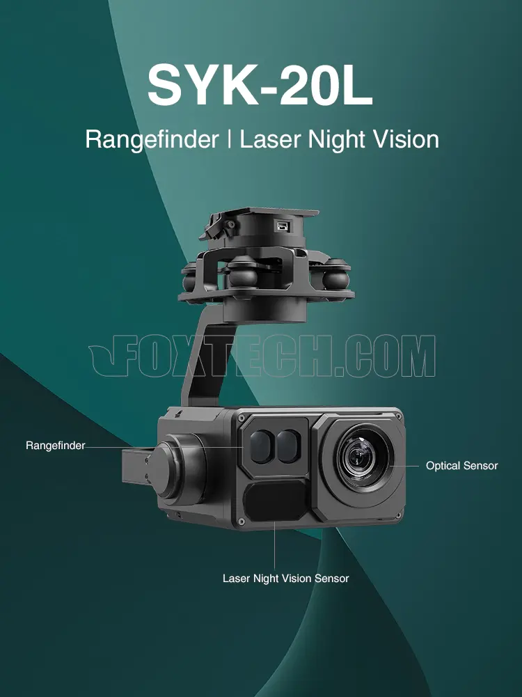 Laser night vision